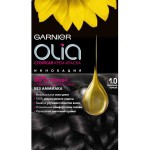 Краска для волос, Garnier (Гарньер) Олия 1.0 глубокий черный