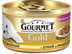 Консервы для кошек, Gourmet (Гурме) 85 г Голд дуо с уткой и индейкой