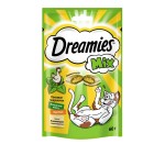 Корм для кошек, Dreamies (Дримес) 60 г Микс лакомые подушечки с курицей и мятой мягк. упак.