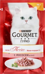 Консервы для кошек, Gourmet (Гурме) 50 г Мон Петит лосось