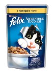 Консервы для кошек, Felix (Феликс) 85 г Аппетитные кусочки с курицей в желе