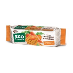 Крекер, Eco-botanica (Эко-ботаника) 200 г с морковью и отрубями