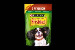 Консервы для собак, Friskies (Фрискис) 85 г с ягненком пауч