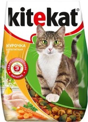 Корм для кошек, Kitekat (КитиКэт) 350 г Курочка аппетитная сухой мягк. упак.