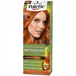 Краска для волос, Palette (Палетт) 50 мл Фитолиния 390 Светлая медь