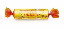 Аскорбиновая кислота, табл. №10 с сахаром лимон