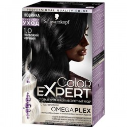 Крем-краска для волос, Color Expert (Колор Эксперт) 167 мл 1.0 Глубокий черный