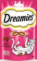 Корм для кошек, Dreamies (Дримес) 60 г Лакомые подушечки с говядиной мягк. упак.