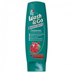 Кондиционер, Wash&Go (Вош энд Гоу) 180 мл с экстрактом граната для окрашенных волос