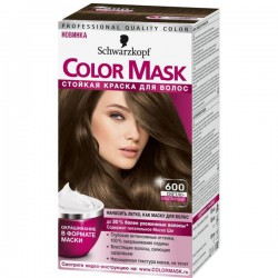 Краска для волос, Color Mask (Колор Маск) 150 мл 600 светло-каштановый